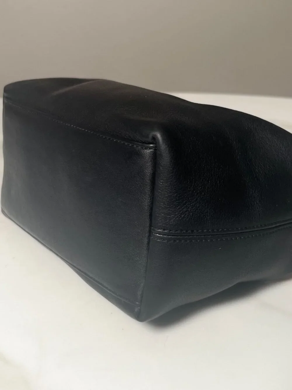 Coach Black Leather Hobo Shoulder Bag Y2K Leatherware 1941